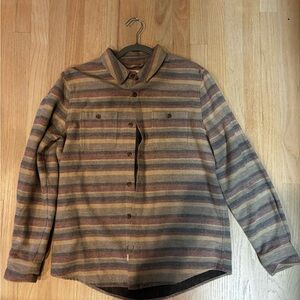 Marine Layer Multicolor Striped Shirt Jacket